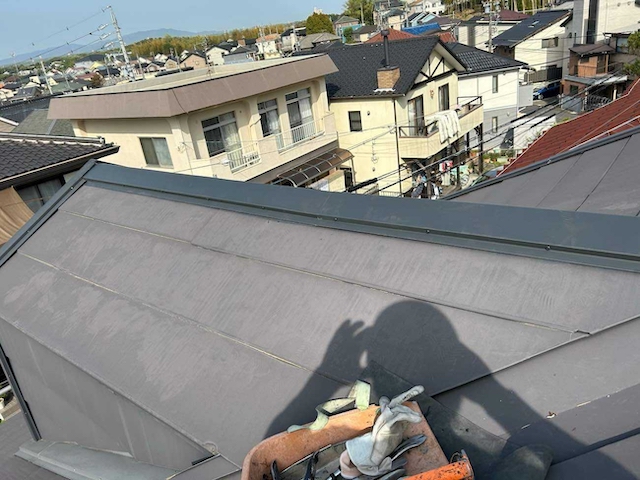 棟板金施工完了・別角度